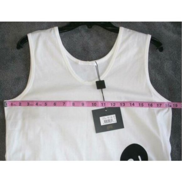Narciso Rodriguez White Cotton Tank Top 44 - Picture 7 of 8